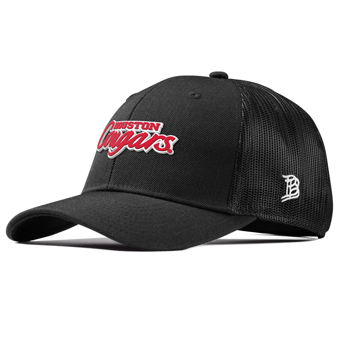 University of Houston "Houston Cougars" Curved Trucker Black