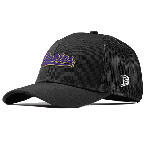 University of Washington "Huskies Script" Curved Trucker Black