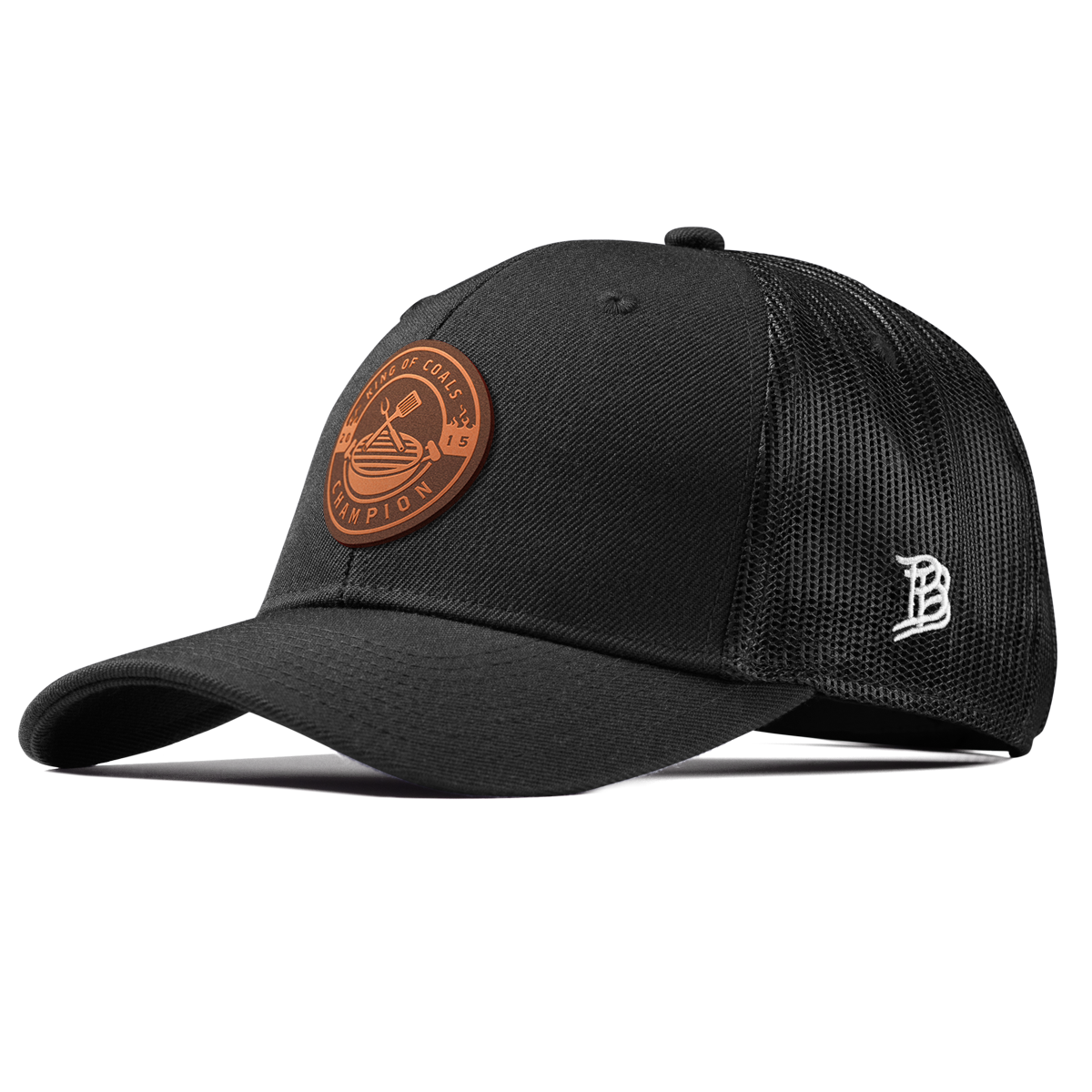 King of Coals Curved Trucker Black