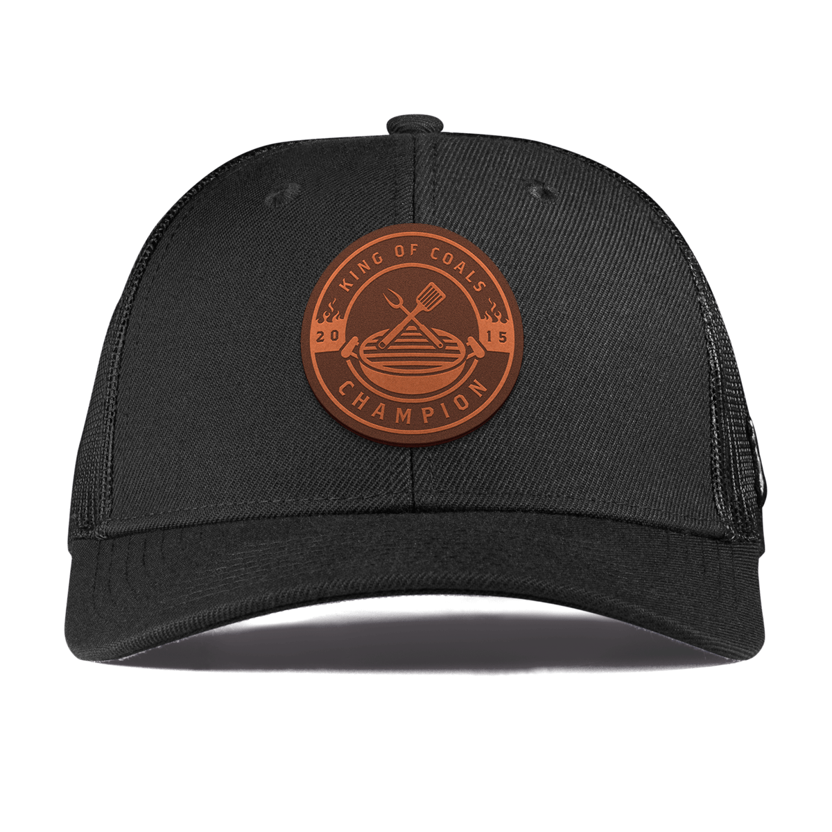 King of Coals Curved Trucker Black