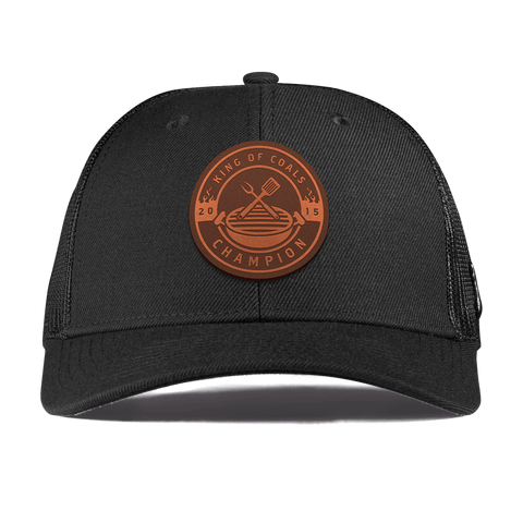 King of Coals Curved Trucker Black