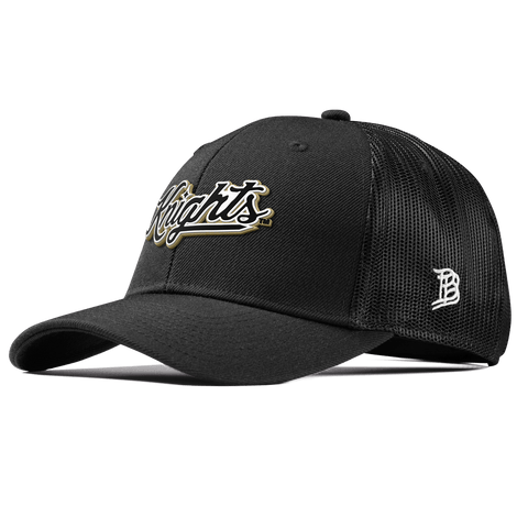 University of Central Florida "Knights Script" Curved Trucker Black