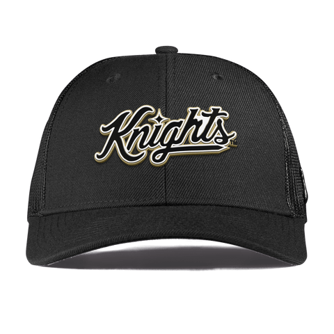 University of Central Florida "Knights Script" Curved Trucker Black