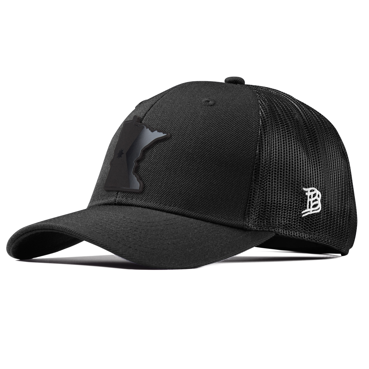 Minnesota 32 Midnight Curved Trucker Black