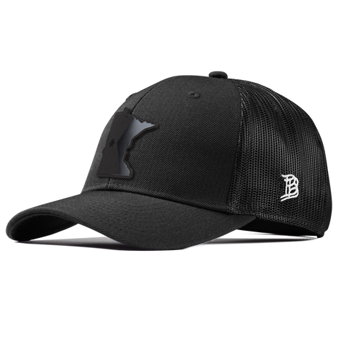 Minnesota 32 Midnight Curved Trucker Black