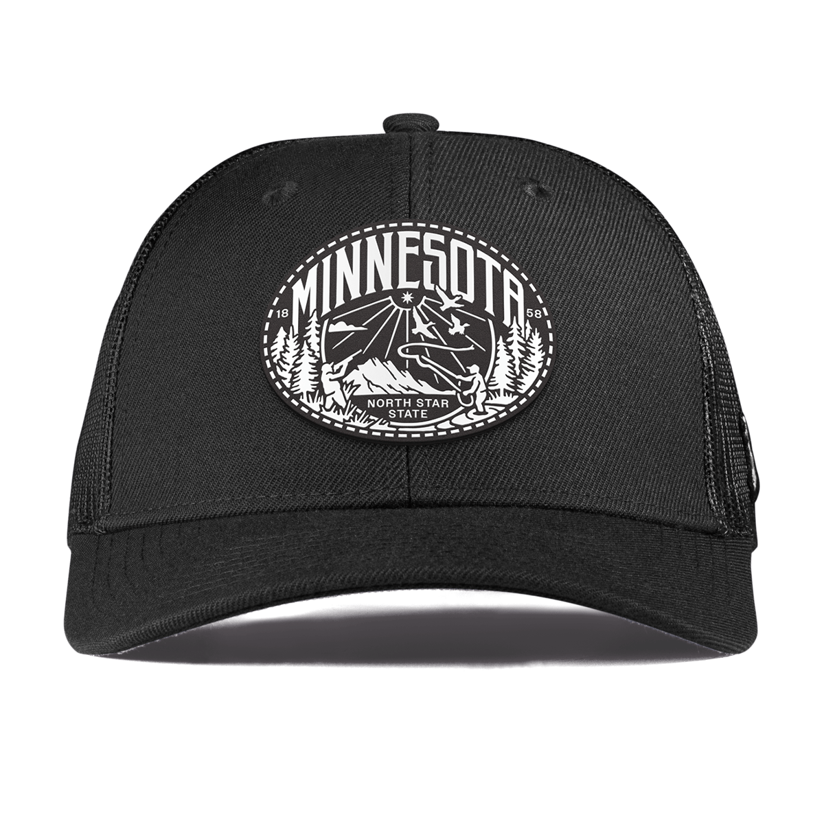 Minnesota Traveler Curved Trucker Black