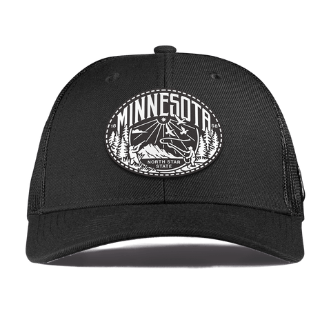 Minnesota Traveler Curved Trucker Black