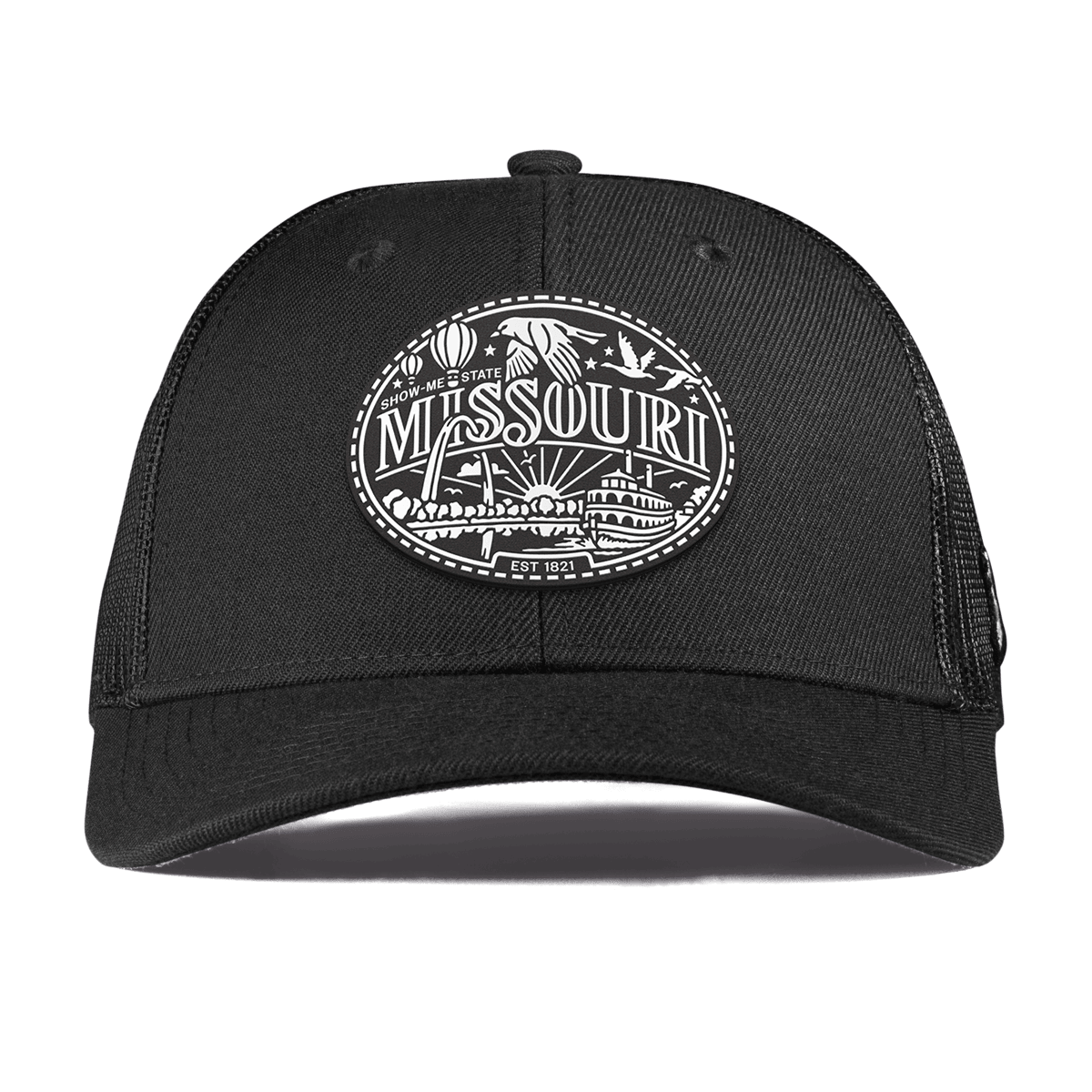 Missouri Traveler Curved Trucker Black
