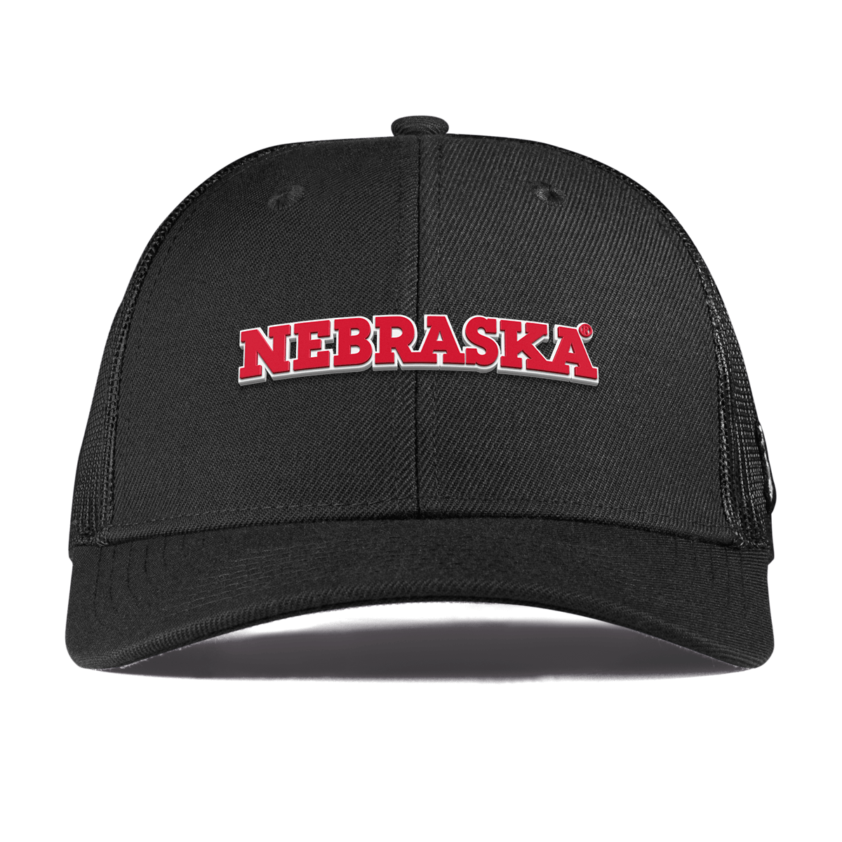 University of Nebraska "Nebraska Block" Curved Trucker Black