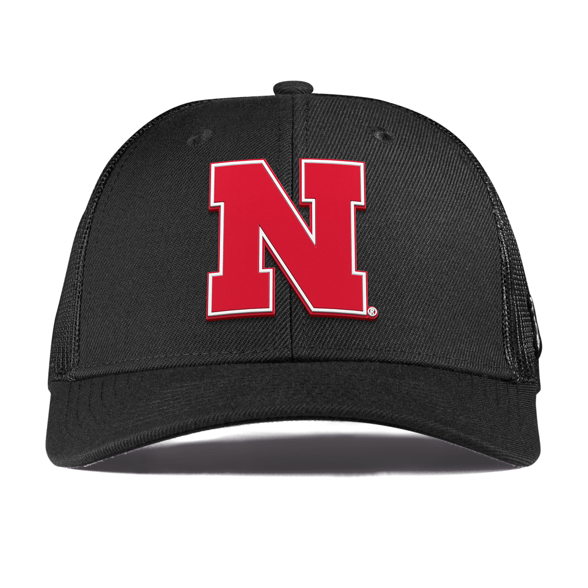 University of Nebraska "Nebraska Team Logo" Curved Trucker Black