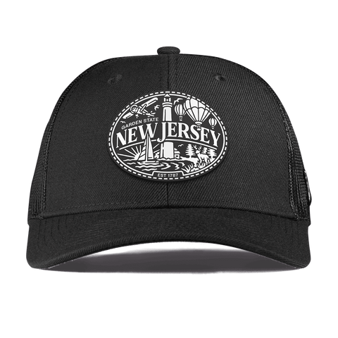 New Jersey Traveler Curved Trucker Black