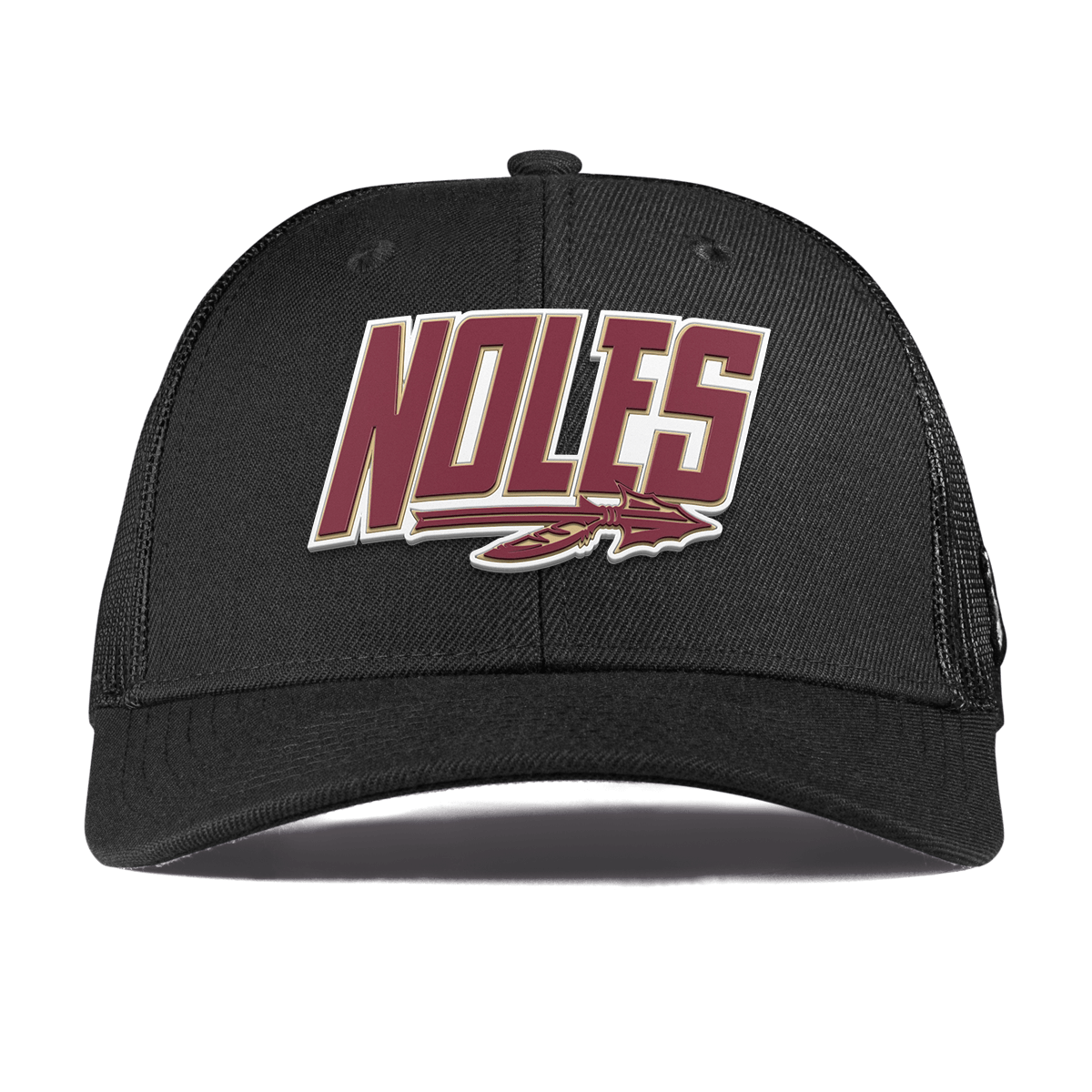 Florida State University "Noles" Curved Trucker Black