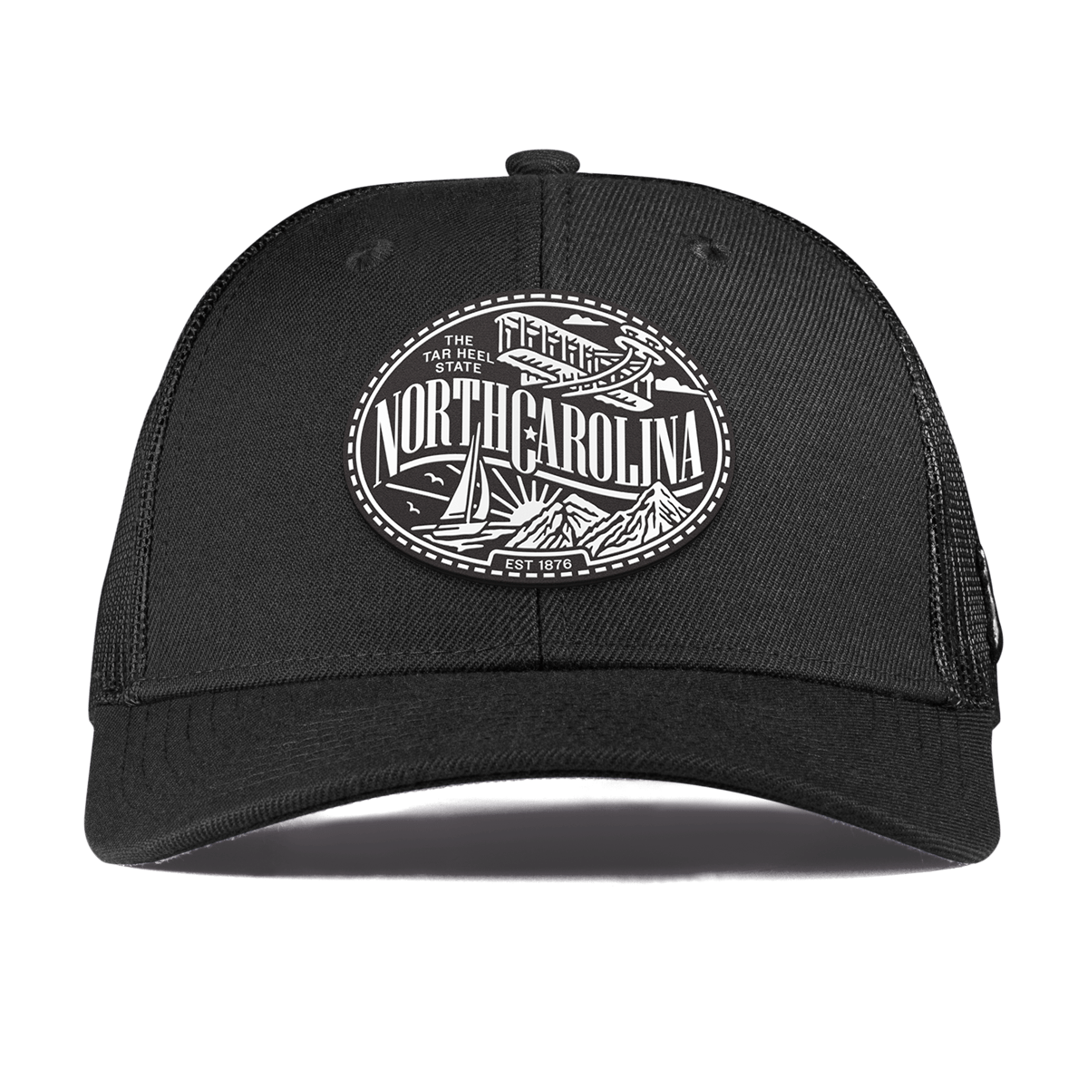North Carolina Traveler Curved Trucker Black