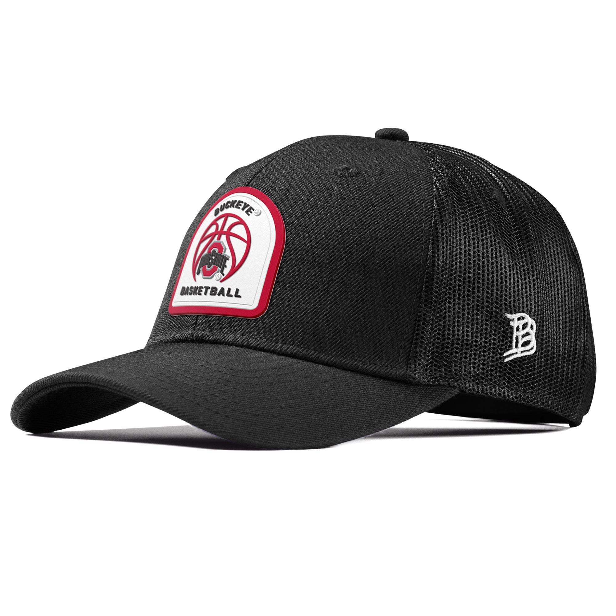 Ohio State University "Ohio State Basketball" Curved Trucker Black