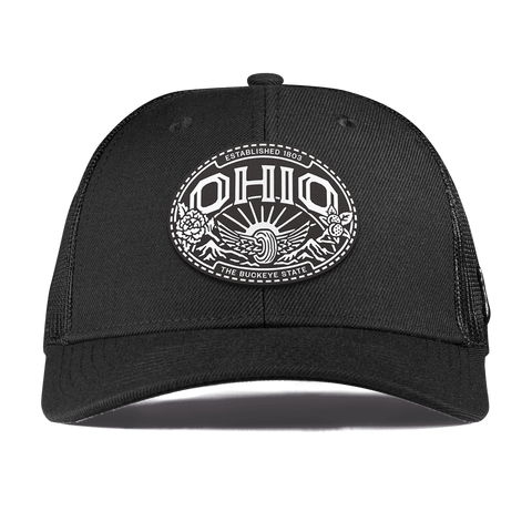 Ohio Traveler Curved Trucker Black