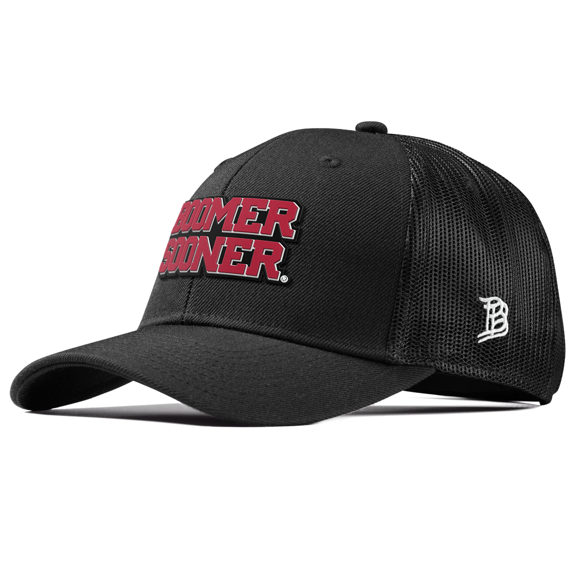 University of Oklahoma "Oklahoma Block" Curved Trucker Black