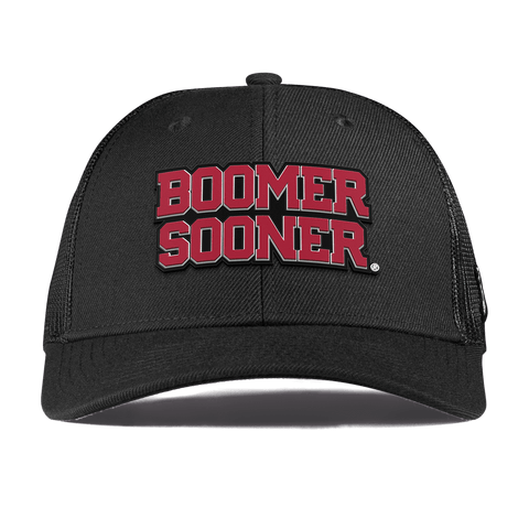University of Oklahoma "Oklahoma Block" Curved Trucker Black