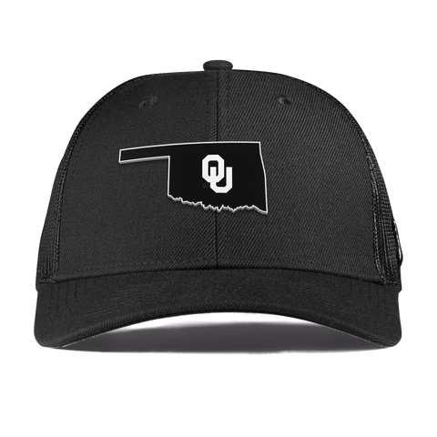 University of Oklahoma "Oklahoma Vintage Series" Curved Trucker Black