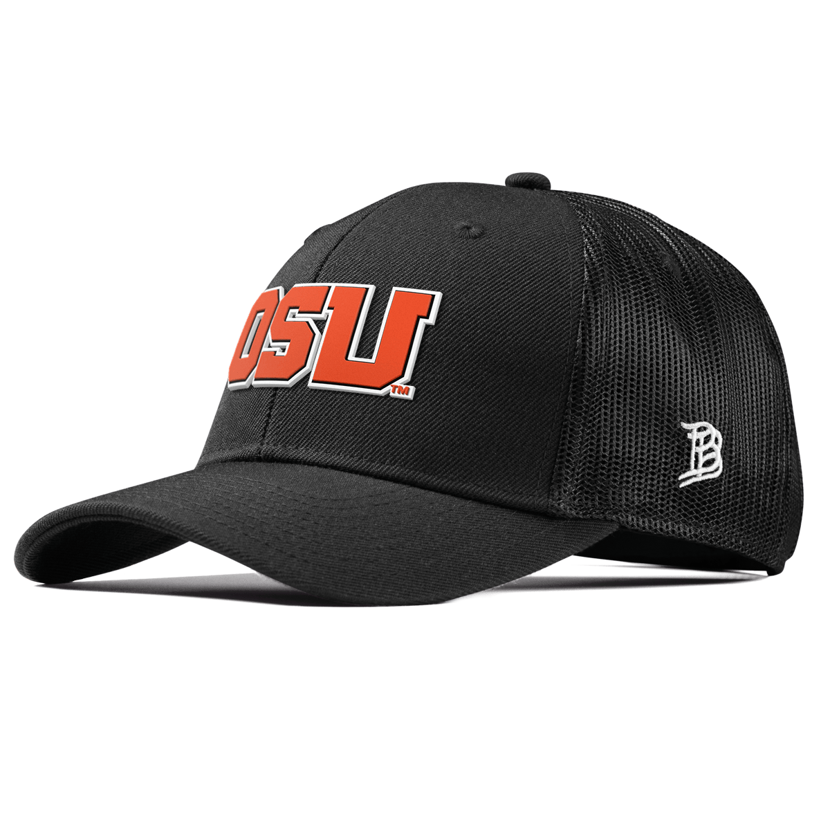 Oregon State University "Oregon State Block" Curved Trucker Black
