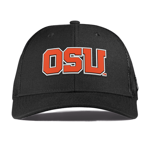 Oregon State University "Oregon State Block" Curved Trucker Black