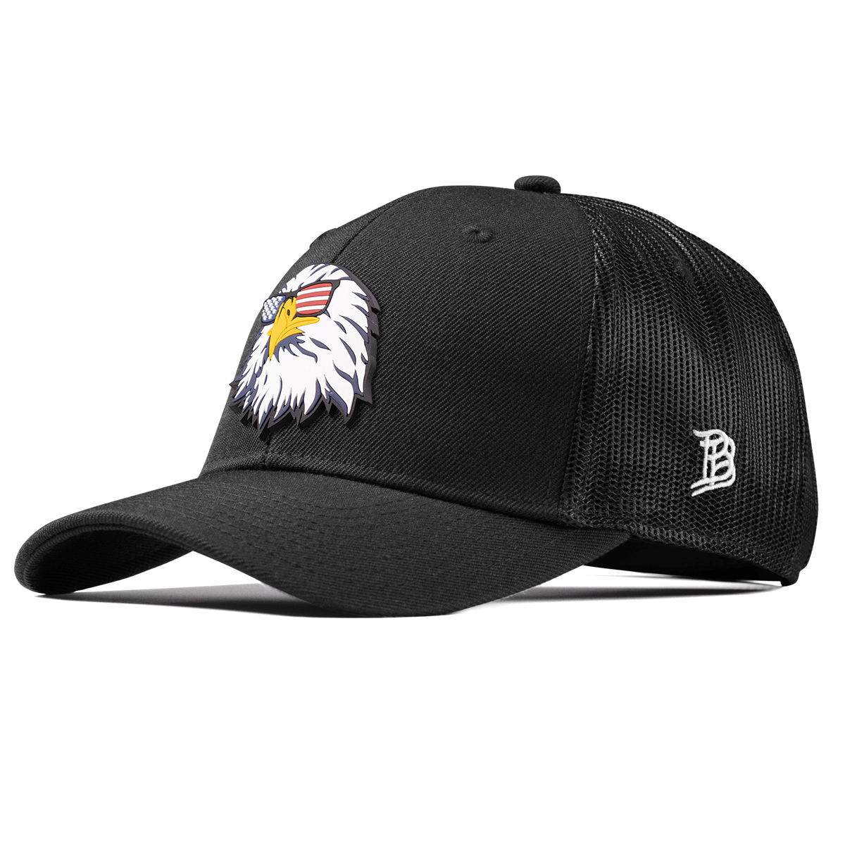 Party Eagle PVC Curved Trucker Black