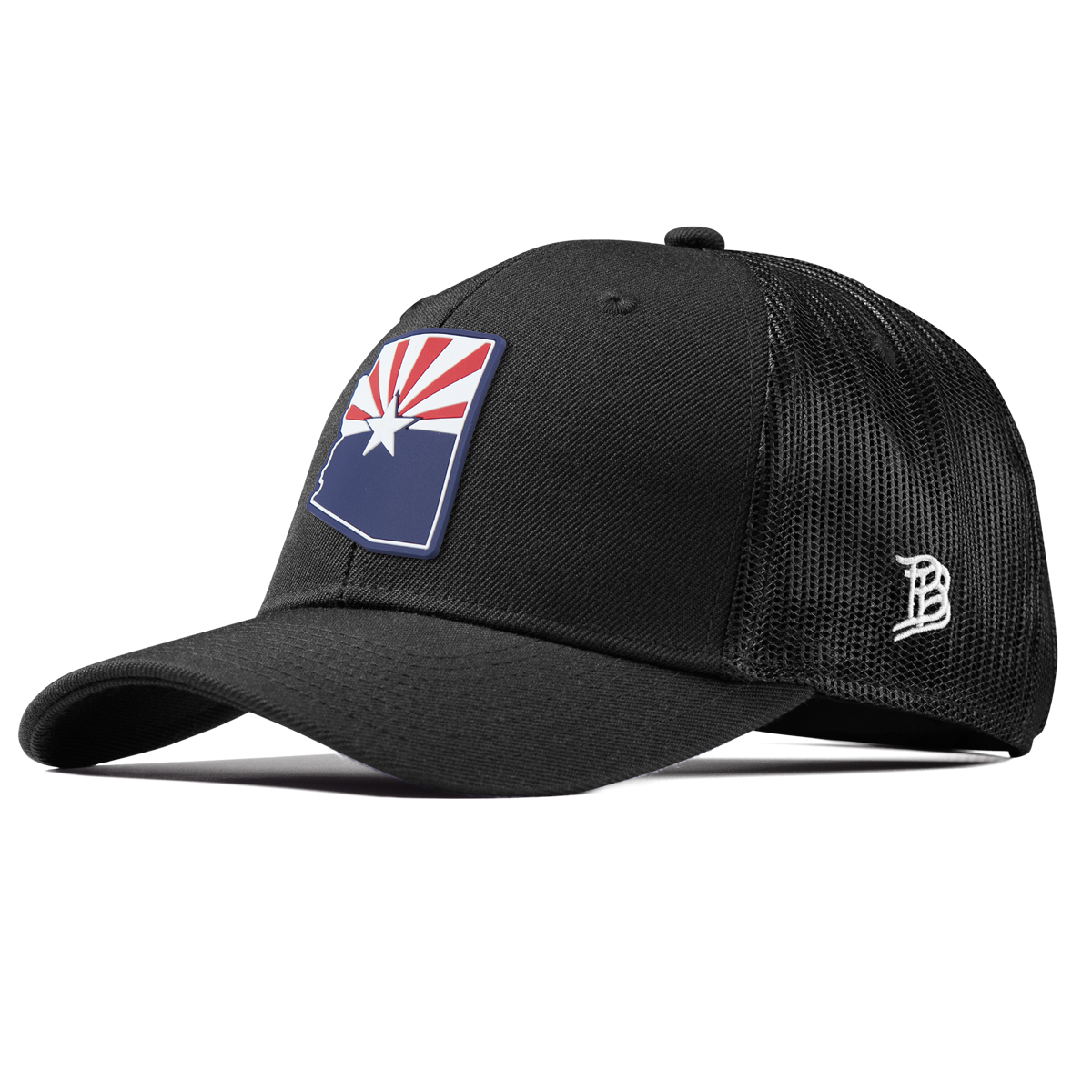 Arizona Patriot Series Curved Trucker Black