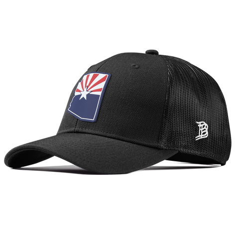 Arizona Patriot Series Curved Trucker Black