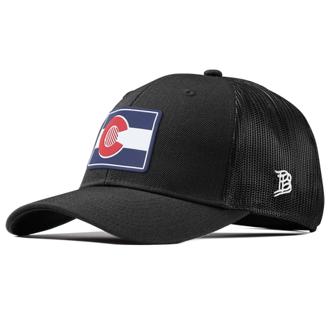 Colorado Patriot Series Curved Trucker Black