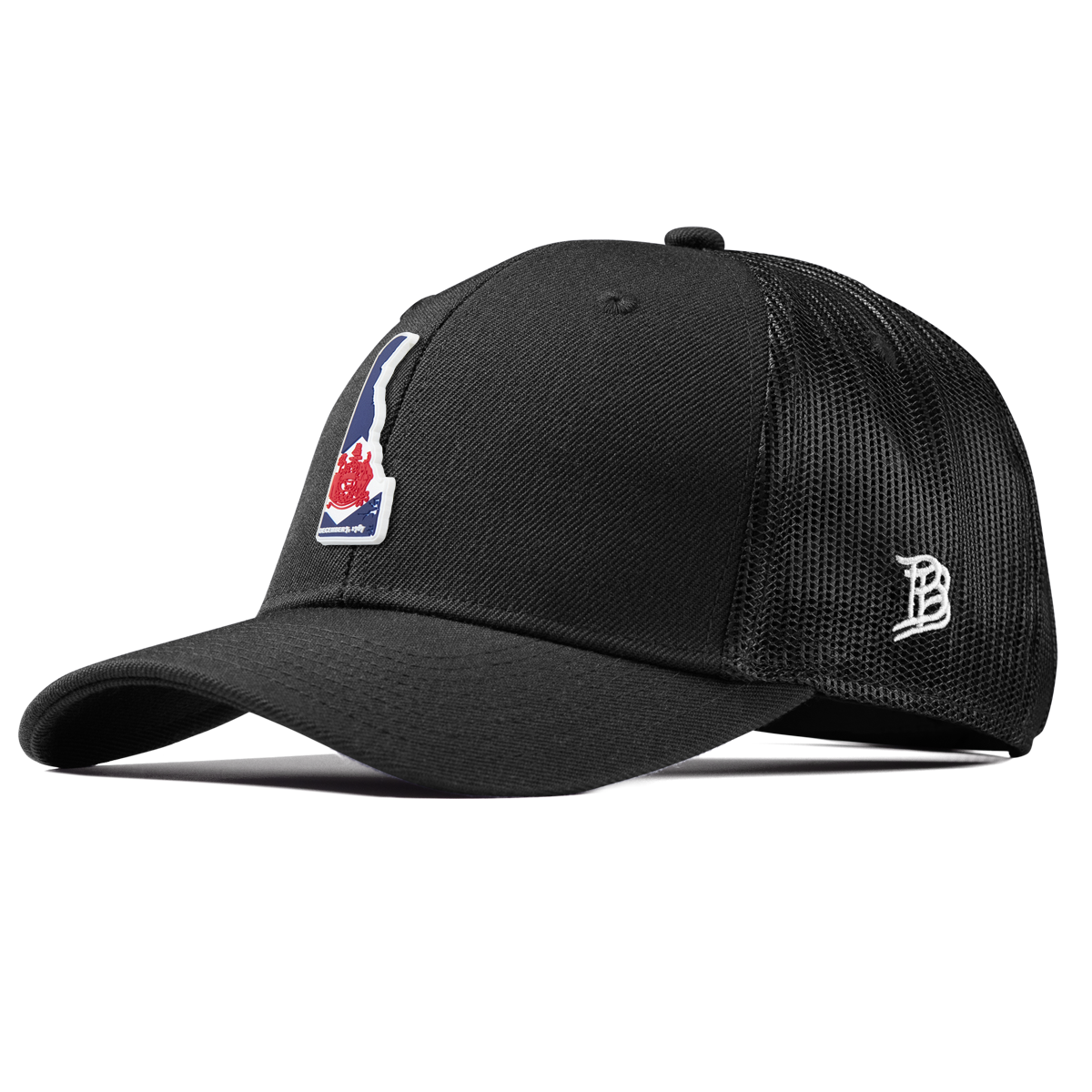 Delaware Patriot Series Curved Trucker Black