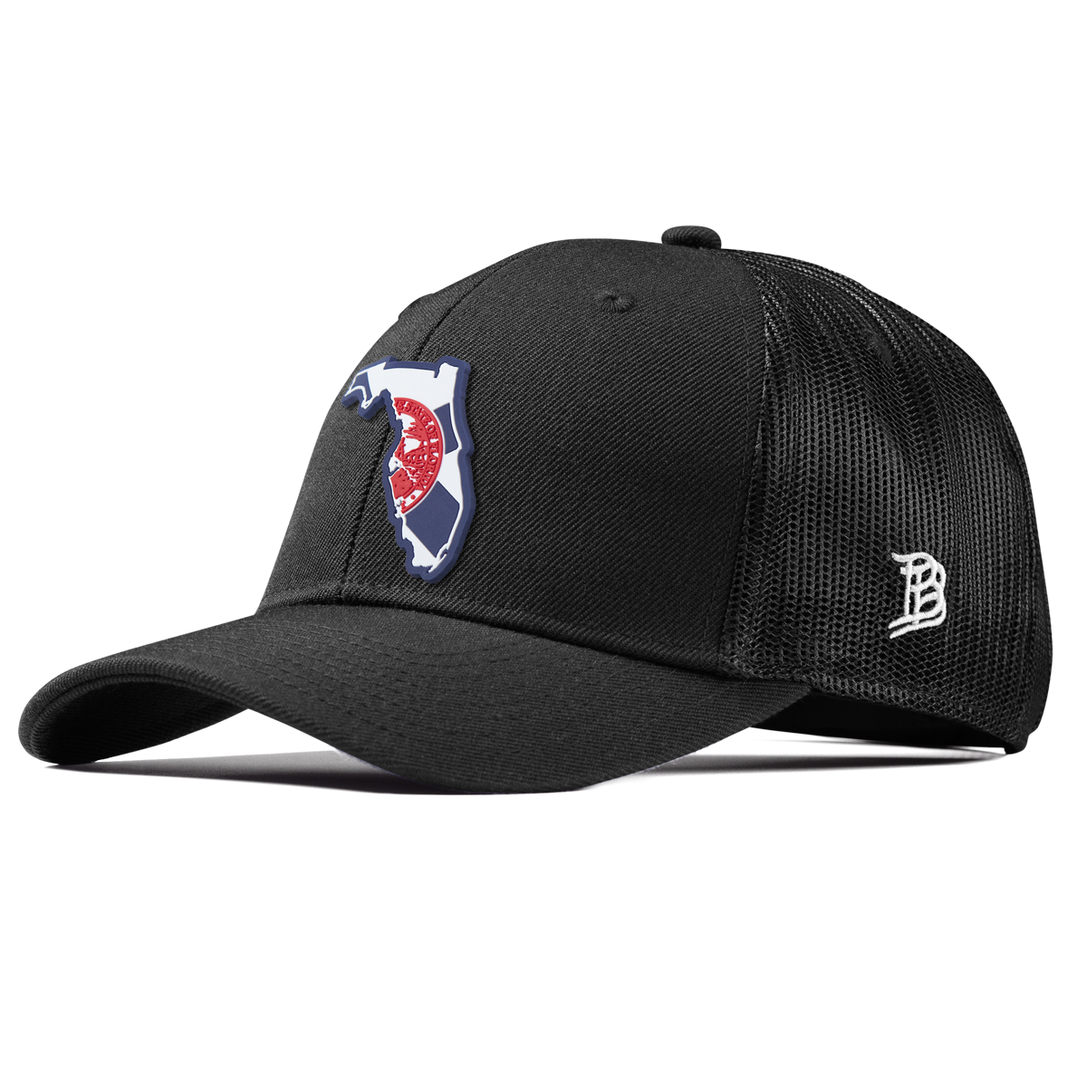 Florida Patriot Series Curved Trucker Black