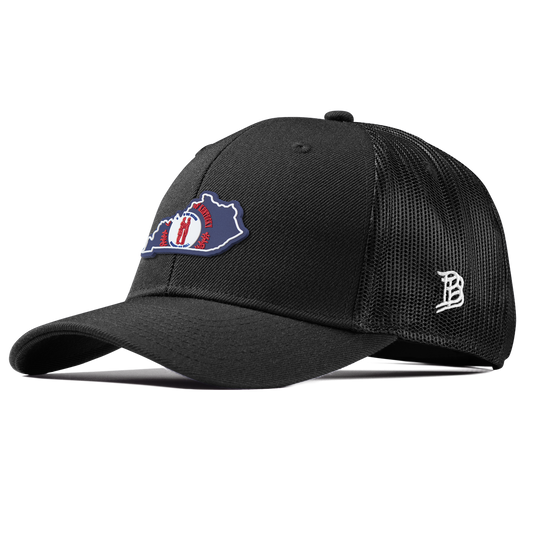 Kentucky Patriot Series Curved Trucker Black