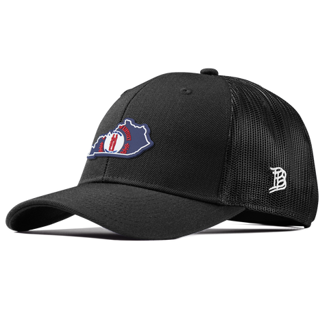 Kentucky Patriot Series Curved Trucker Black