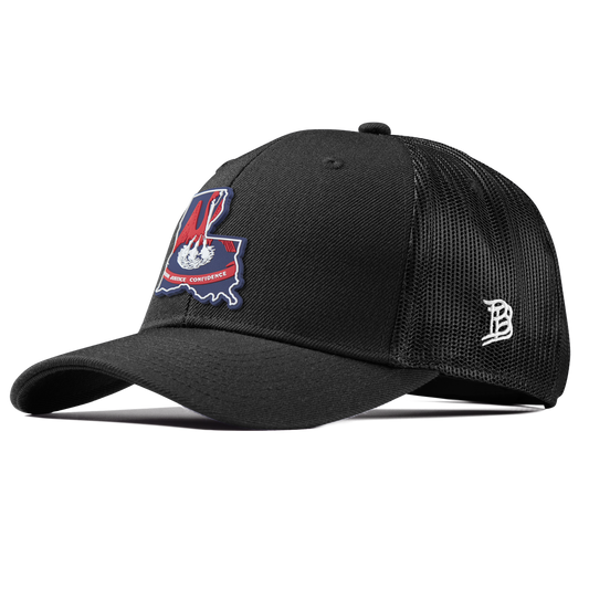 Louisiana Patriot Series Curved Trucker Black