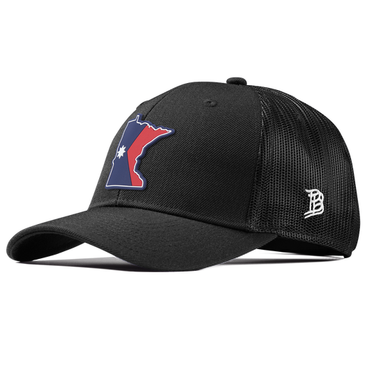 Minnesota Patriot Series Curved Trucker Black