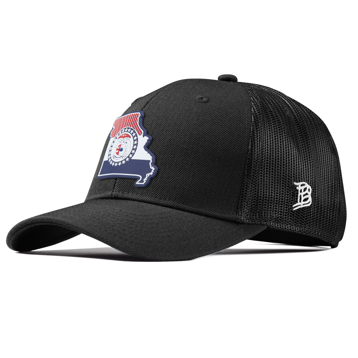 Missouri Patriot Series Curved Trucker Black