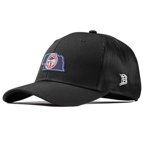 Nebraska Patriot Series Curved Trucker Black