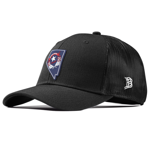 Nevada Patriot Series Curved Trucker Black