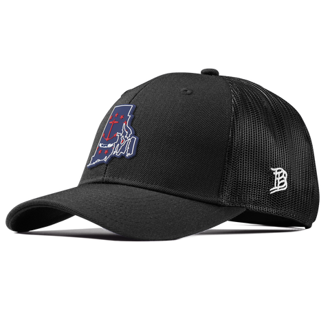 Rhode Island Patriot Series Curved Trucker Black