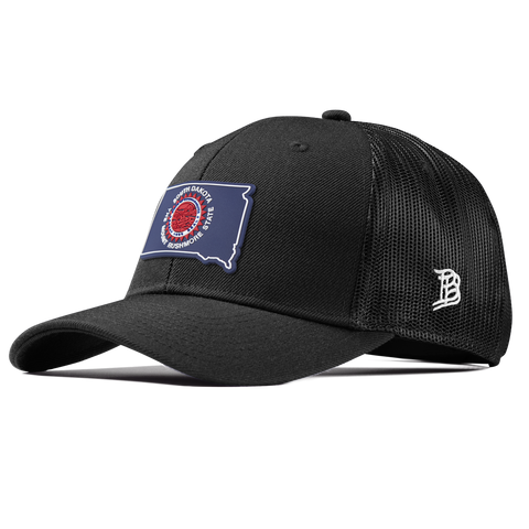 South Dakota Patriot Series Curved Trucker Black