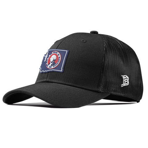 Washington Patriot Series Curved Trucker Black
