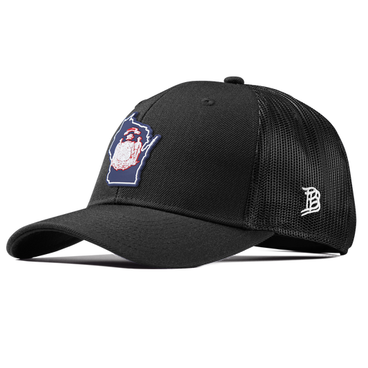 Wisconsin Patriot Series Curved Trucker Black