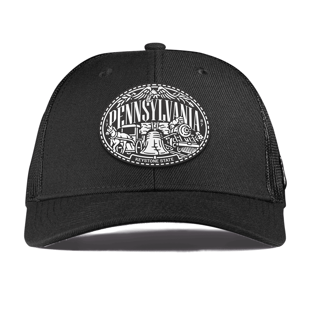 Pennsylvania Traveler Curved Trucker Black