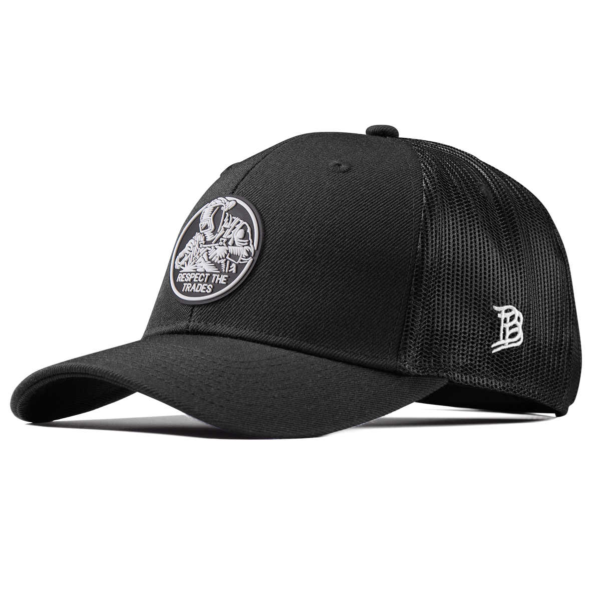 Respect The Trades Welder Curved Trucker Black