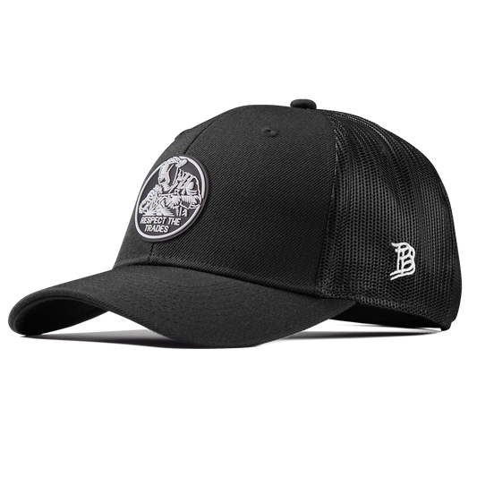 Respect The Trades Welder Curved Trucker Black