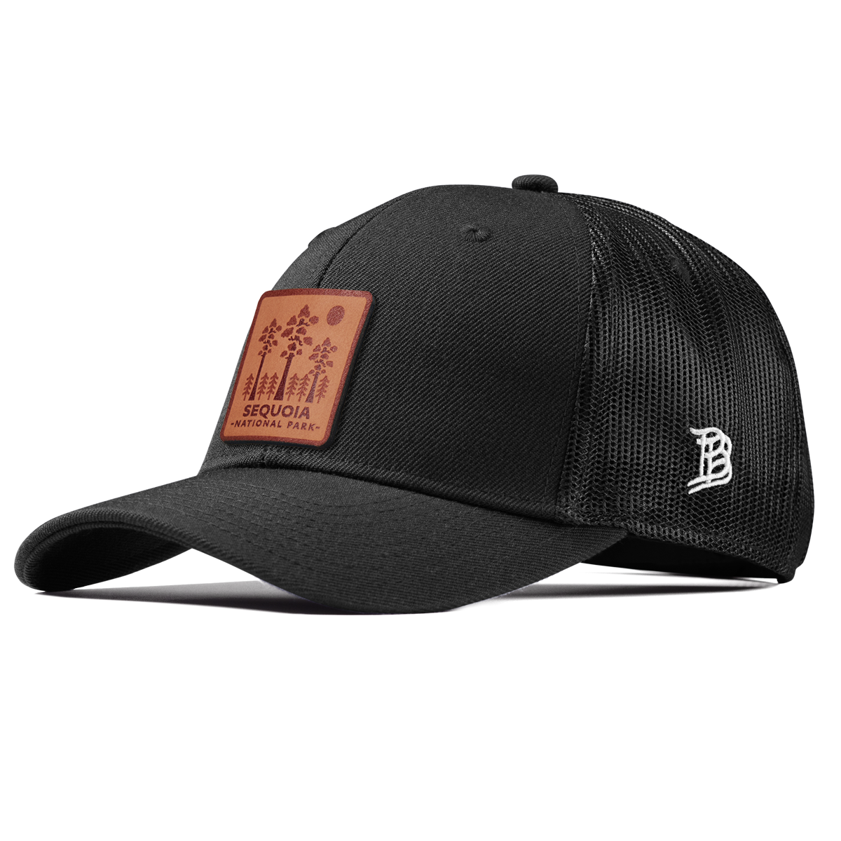 Sequoia National Park Curved Trucker Black