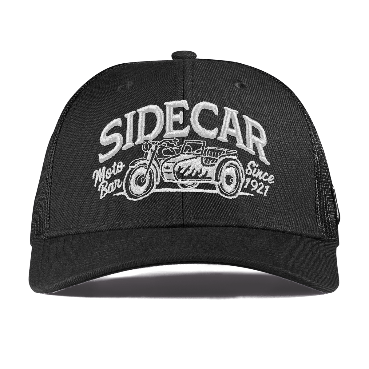 Sidecar Moto Bar Curved Trucker Black