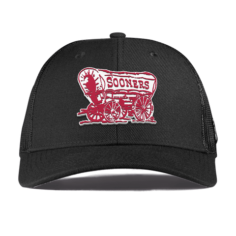 University of Oklahoma "Sooner Schooner" Curved Trucker Black