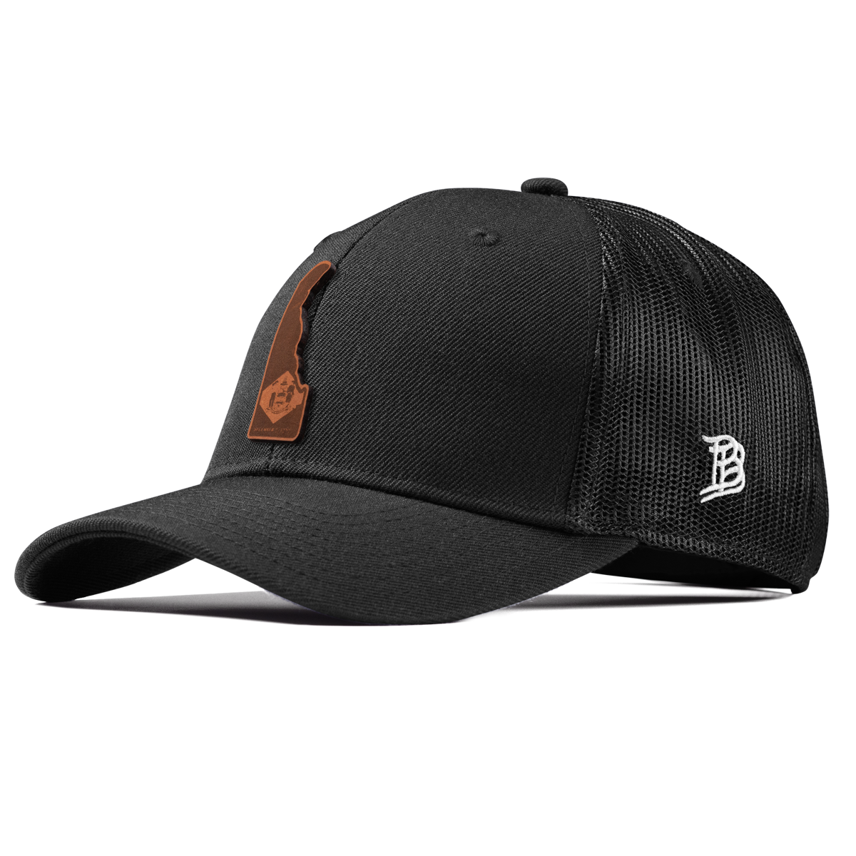 Delaware 1 Curved Trucker Black