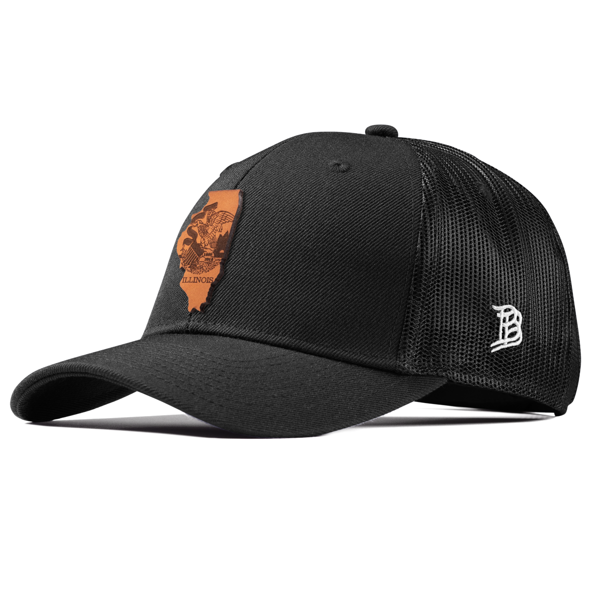 Illinois 21 Curved Trucker Black