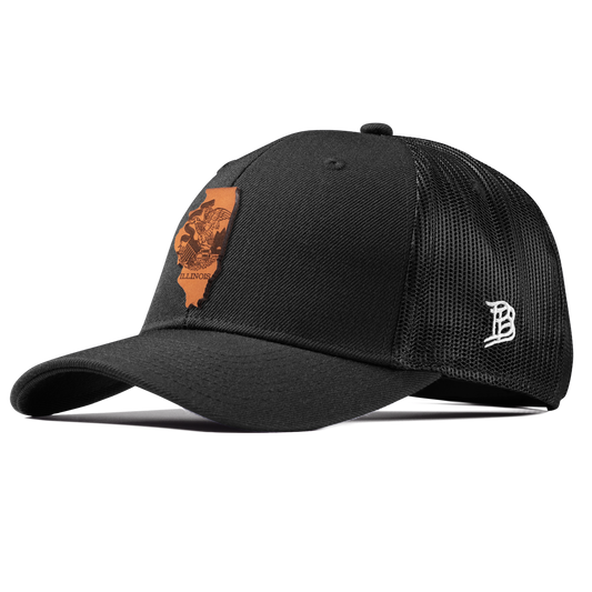 Illinois 21 Curved Trucker Black